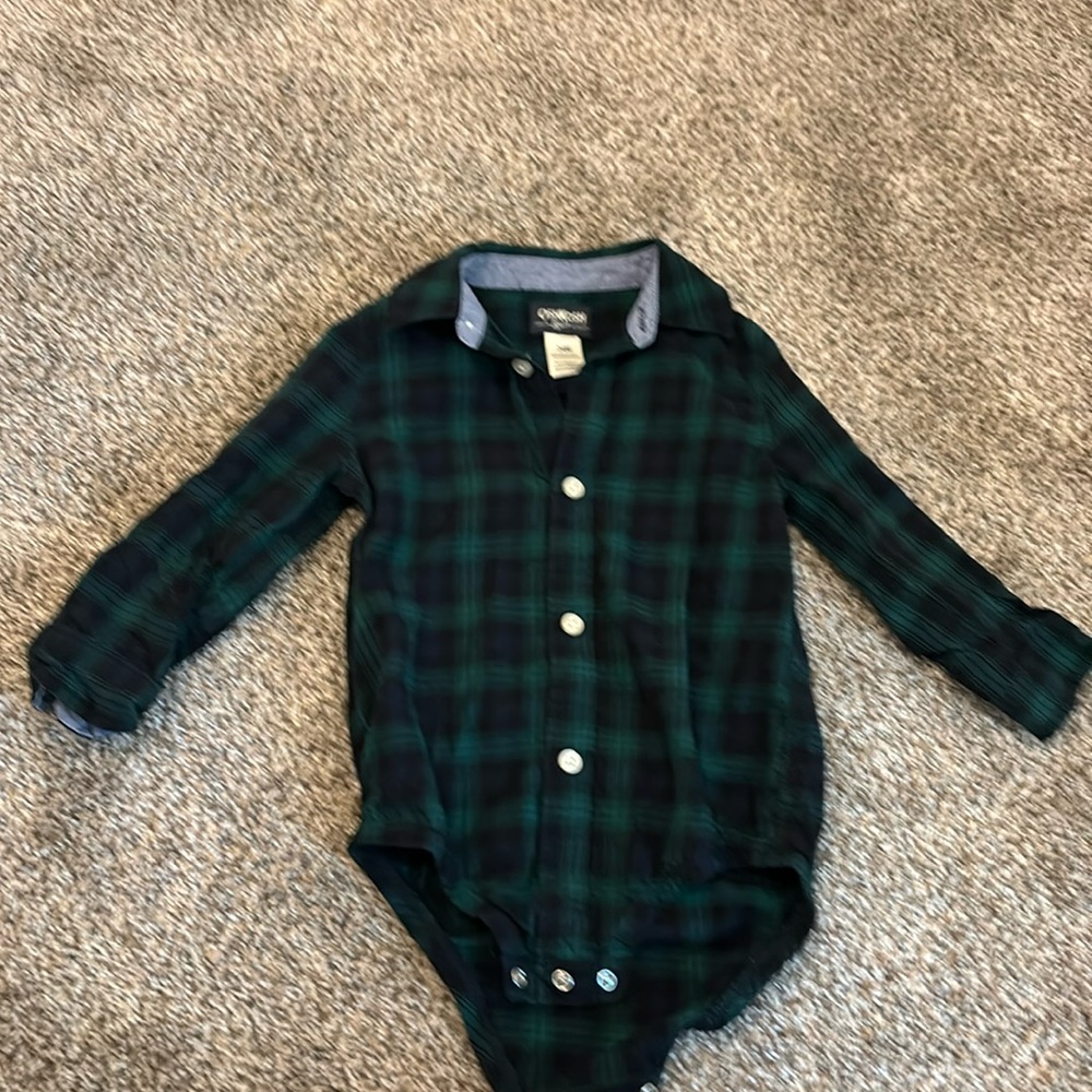 Flannel onesie
